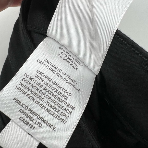 Dish by DU/ER Performance Denim Never Fade Skinny Black Jeans Size 30X28 - Picture 6 of 12